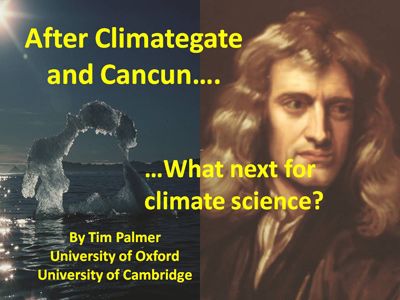 After Climategate & Cancun; What Next for Climate Science?'s image