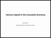 MPhil F530 - Venture Capital in the Innovation Economy's image