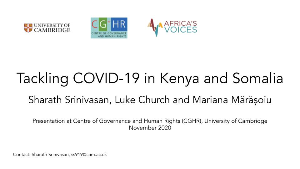 Tackling COVID-19 in Kenya and Somalia's image