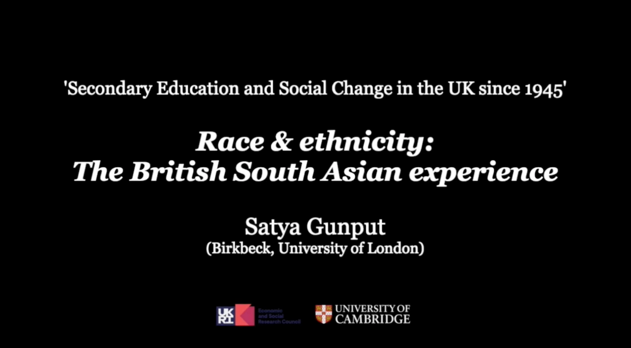 Race & ethnicity: British South Asian experiences (Satya Gunput)'s image