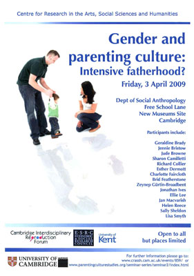 Gender and parenting culture: Intensive fatherhood?'s image